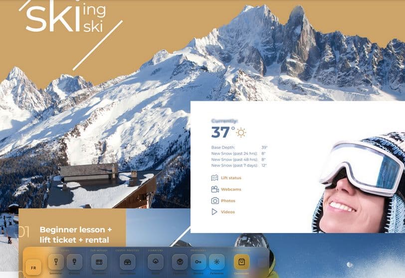 OnePass V1P — Station de ski